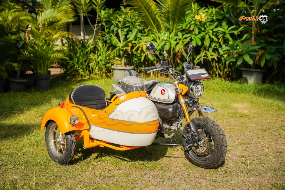Sidecar Kit for Honda Monkey 125 by Scooter99 Ready to Ride