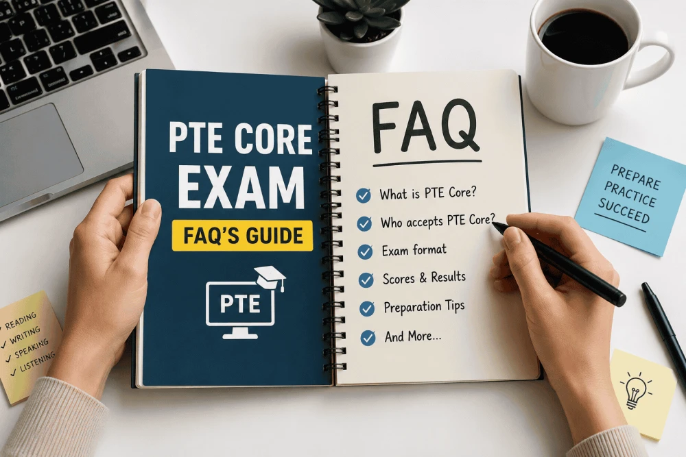 PTE Core FAQ 2026 Complete Exam Scoring  Canada PR Guide