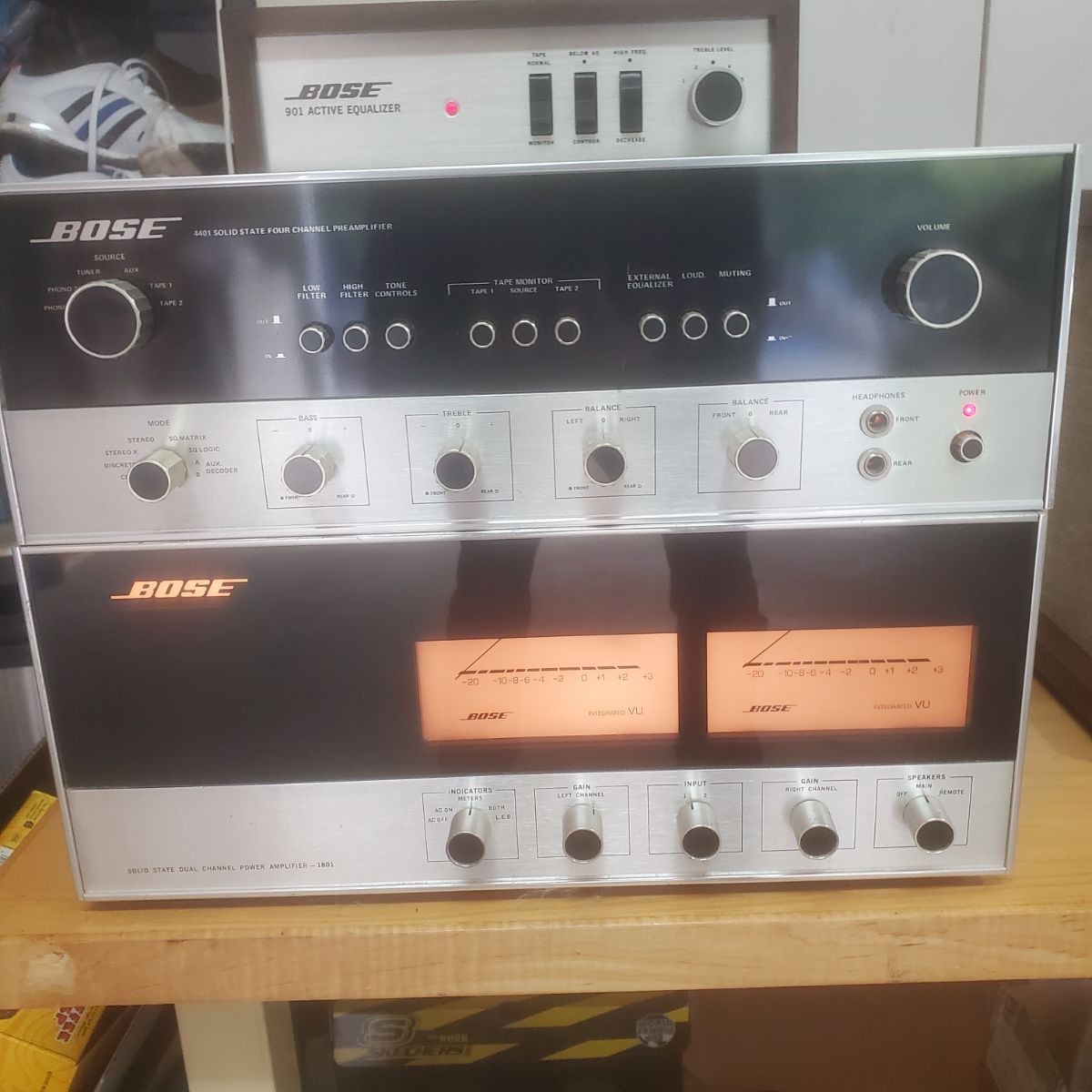 *****SOLD****  COMPLETE BOSE 1801 250 WATT PER CHANNEL AMP - 4401 PREAMP-901 SERIES 1 SPEAKERS - THIS SYSTEM IS SOLD - THANKS FOR THE ENQUIRIES