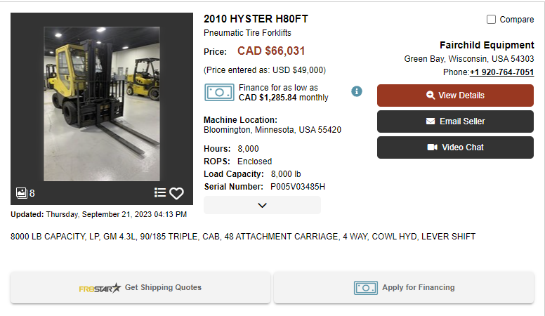 sold-400-hr-hyster-h80ft-8000lb-lpg-box-car-container-pneumatic-tire-big-22