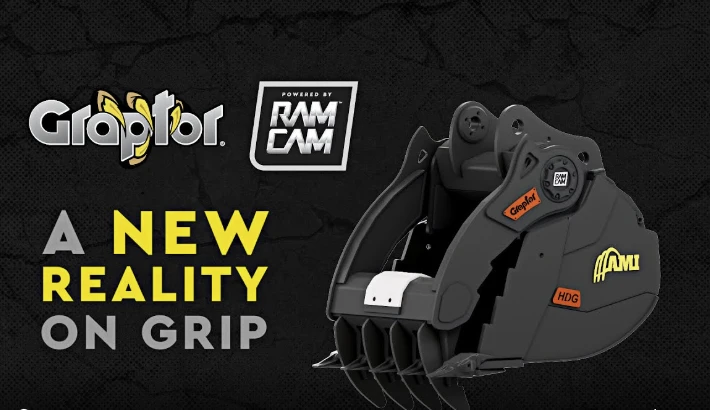 SOLD – AMI Graptor® 300–450 Class (2.15 Yard HD Grapple Bucket)