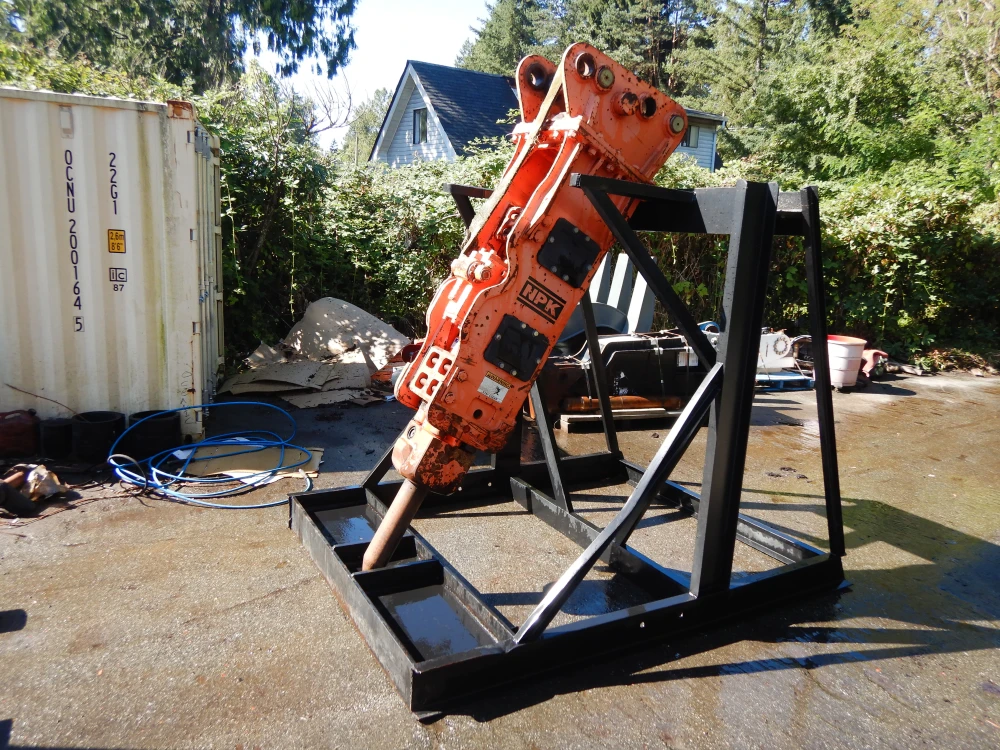 ****  SOLD **** NPK H10XB Hydraulic Hammer – $5,000.00 CAD (AS IS) and Custom-Bu