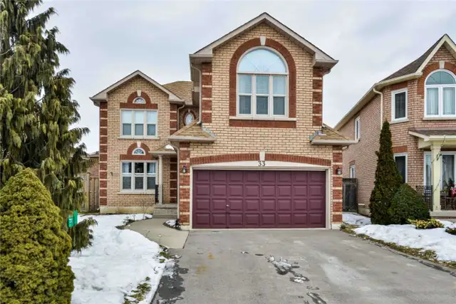 4 Bed 3 Bath Detached House for Rent in Brampton