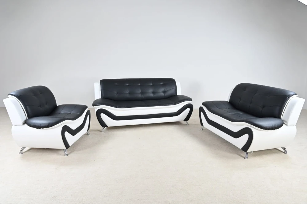 Leather couch for office 3+2+1- COD- FREE DELIVERY IN GTA