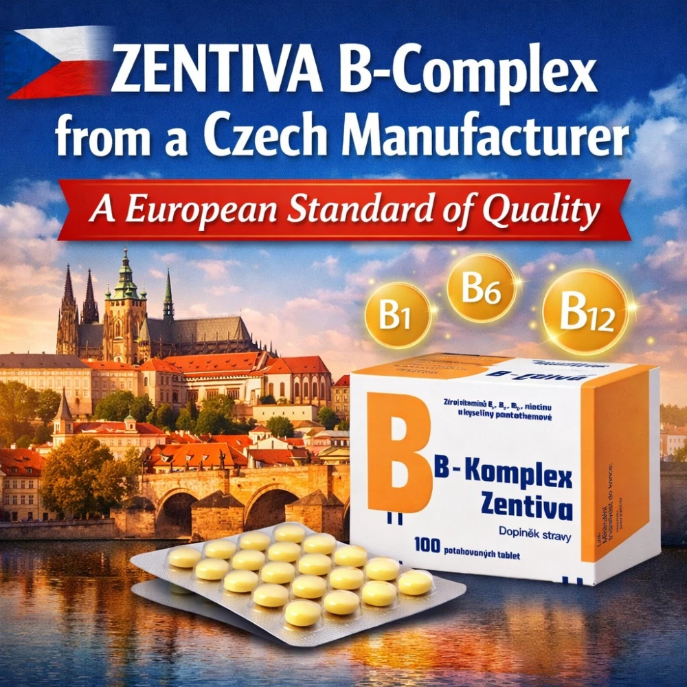 Time to regain your energy with Zentiva B-Complex!