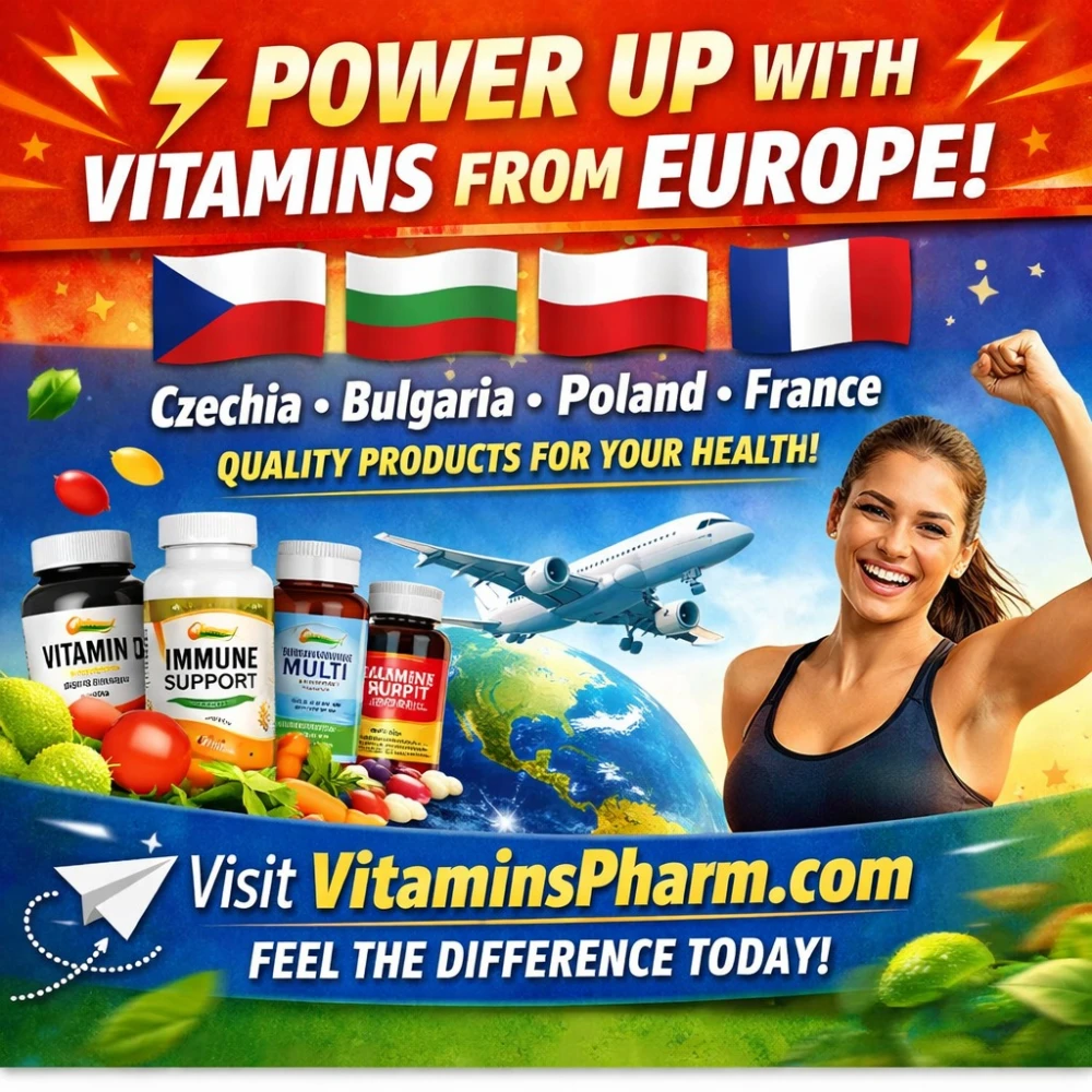 Boost your energy with vitamins from Europe!