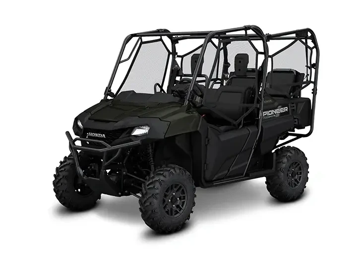 2026 Honda Pioneer 700-4 Deluxe Black Forest Green