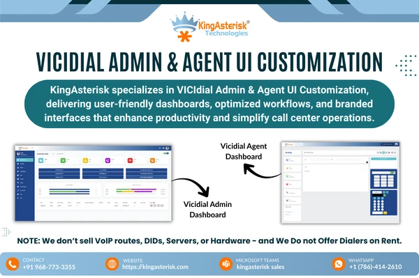 VICIdial Admin & Agent UI Customization