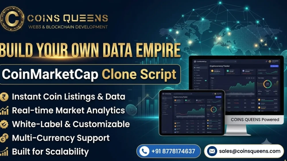 NextGen CoinMarketCap Clone Script for Startups