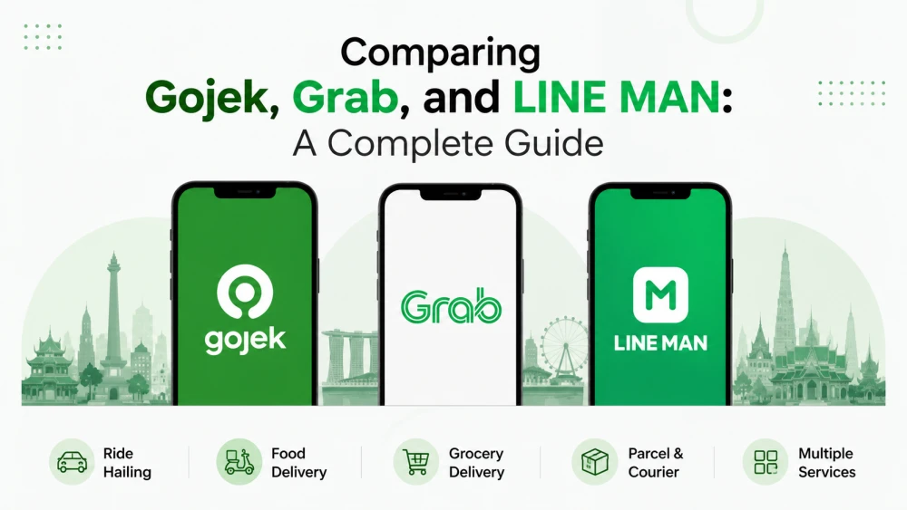 Comparing Gojek Grab and LINE MAN A Complete Guide