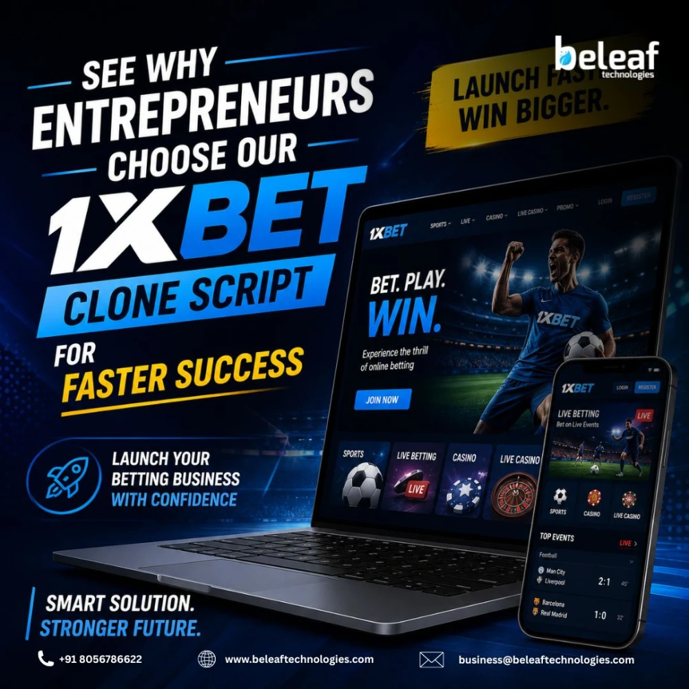See Why Entrepreneurs Choose Our 1xBet Clone Script for Faster Success