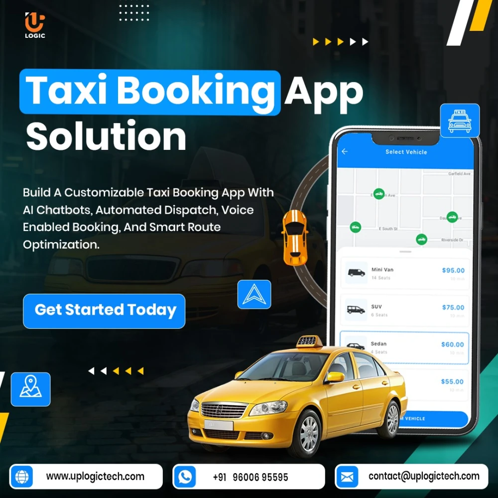 Custom Taxi App Development Company for Businesses