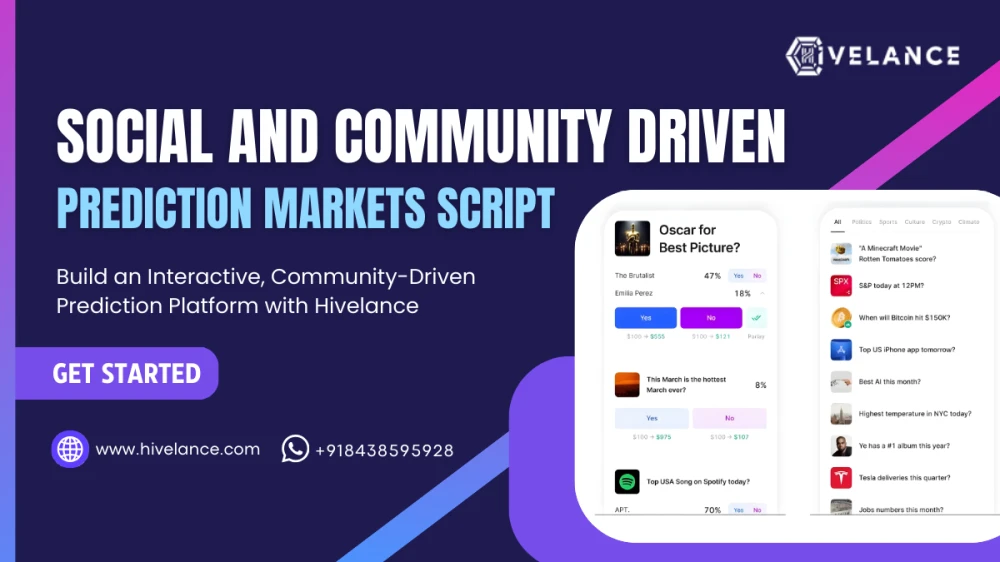 Social and Community Driven Prediction Market Script