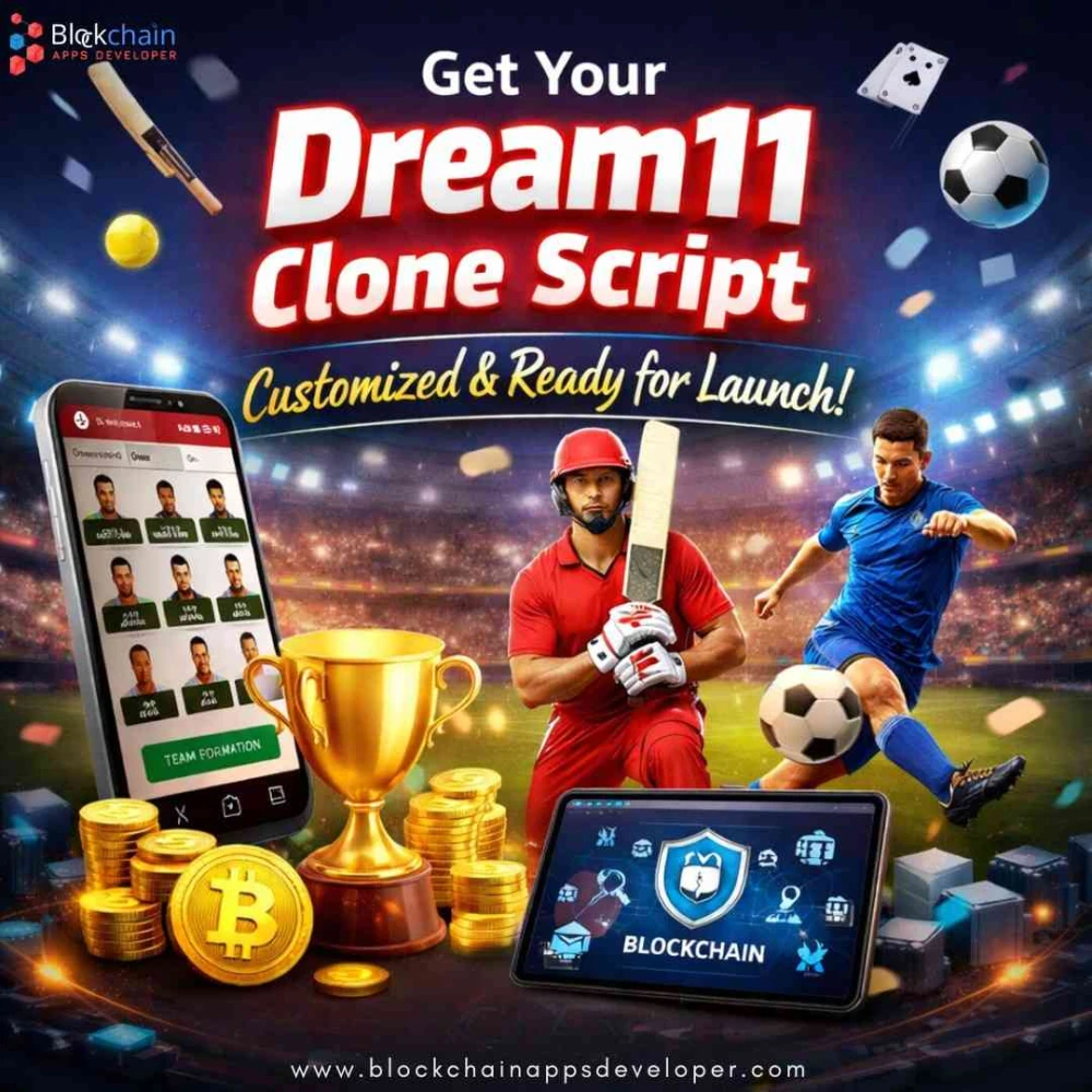 Get Your Dream11 Clone Script Customized & Ready for Launch with BlockchainAppsD