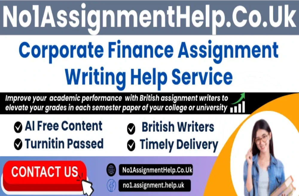 Corporate Finance Assignment Help by No1AssignmentHelpCoUK