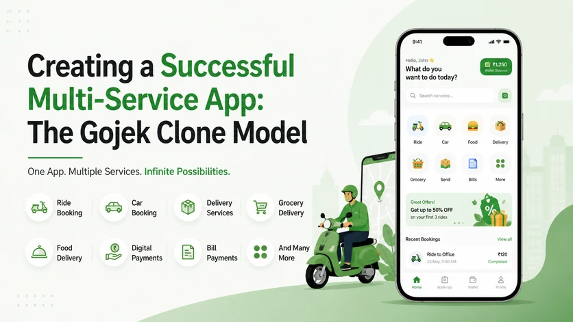 Creating a Successful MultiService App The Gojek Clone Model