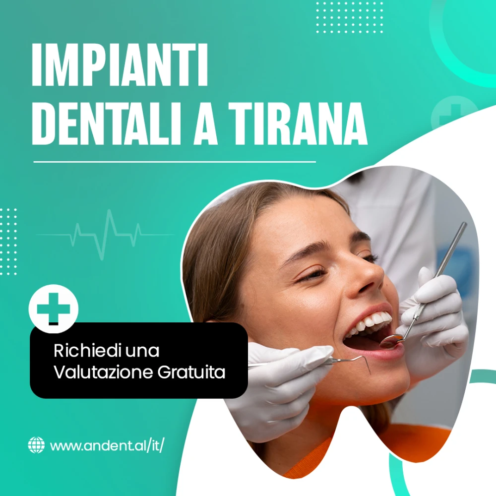 IMPIANTI DENTALI A TIRANA – Sorridi di nuovo con fiducia!