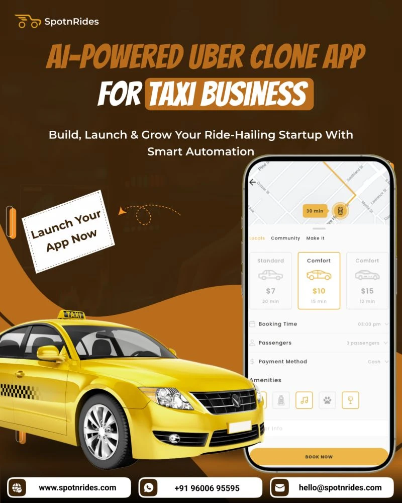 Launch OnDemand Cab App Using Uber Clone