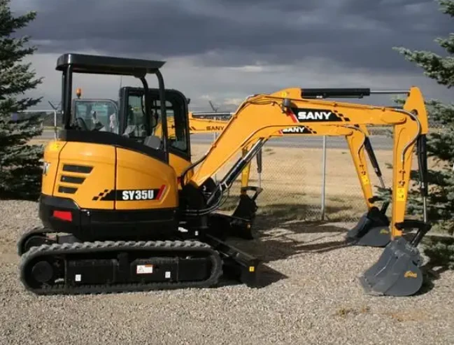 SANY SY35U Mini Excavator (OROPS) – Compact, Powerful, and Jobsite-Ready