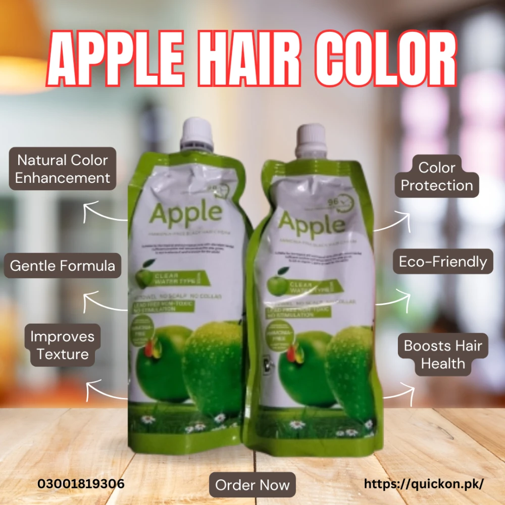 Apple Hair Color in Lahore 03001819306