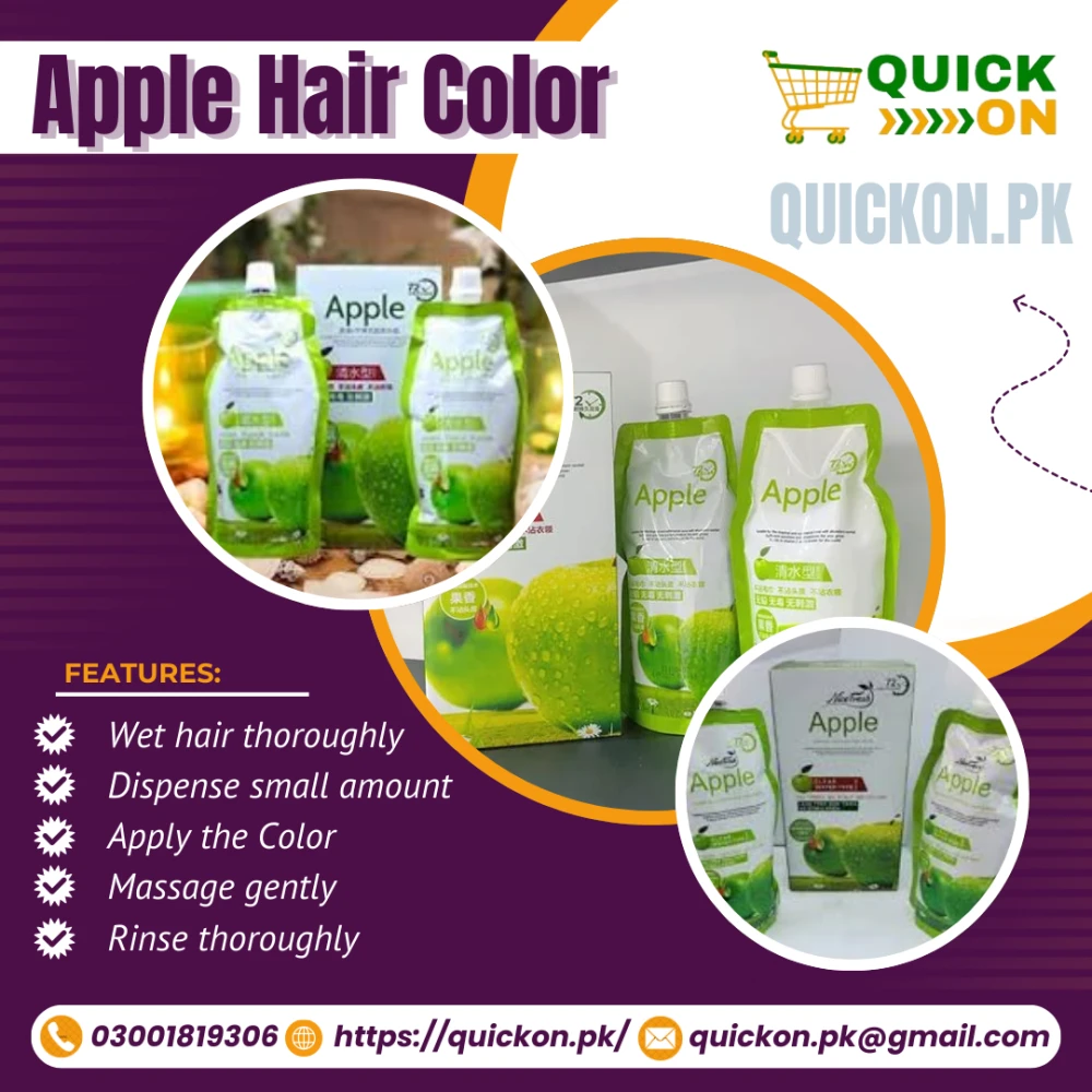 How to Use Apple Hair Color? - 100% Gray Coverage, Ammonia-Free | 03001819306