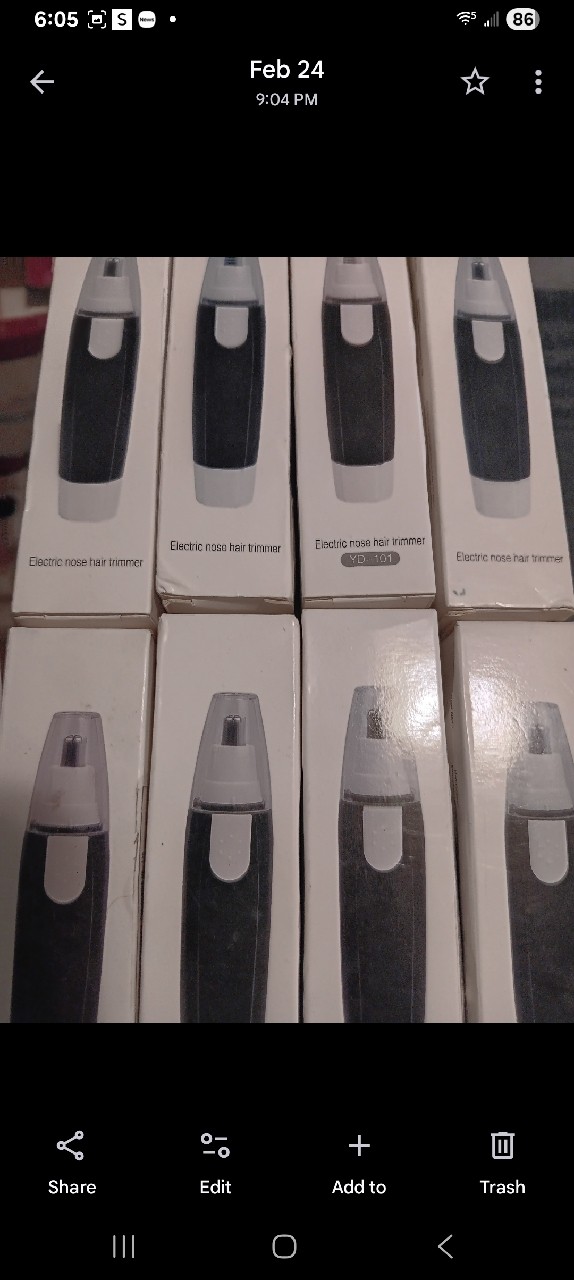 ELECTRIC NOSE HAIR TRIMMERS (PACK) 3 FOR $10