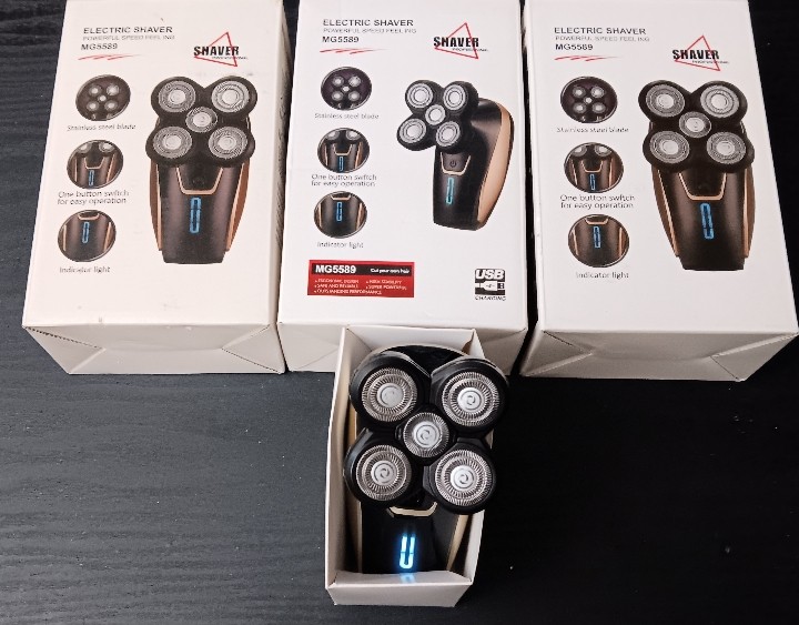 MG558 5 HEADED ROTATIONAL SHAVERS (EACH)