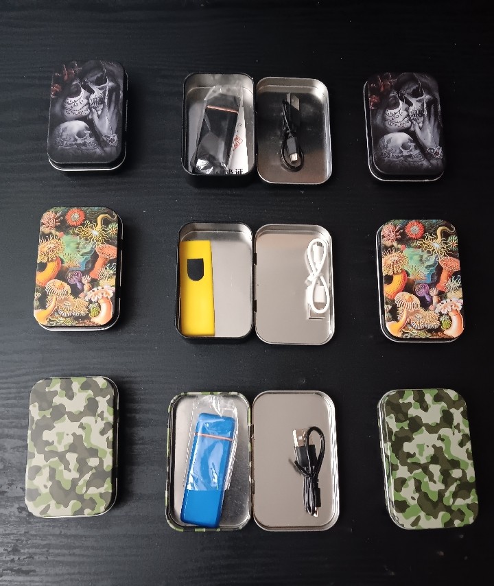 USB MINI ELECTRIC LIGHTERS W/TRAY (EACH)