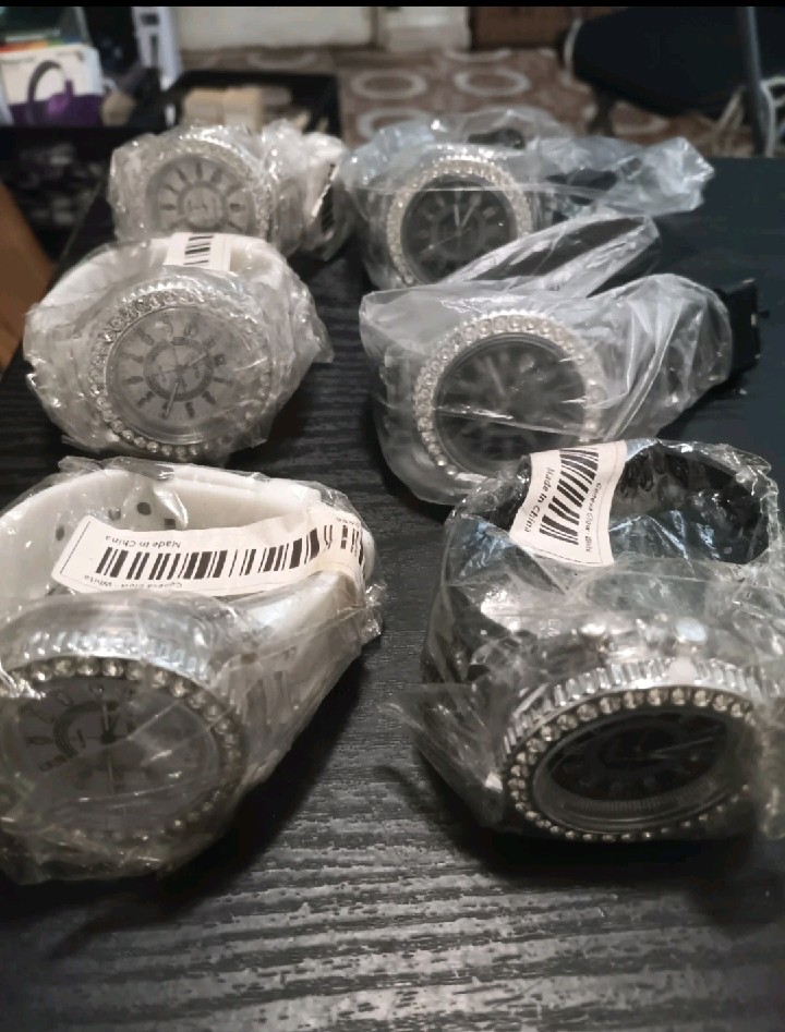 GENEVA ICE BEZEL FASHION LED WATCHES (EACH) image 3