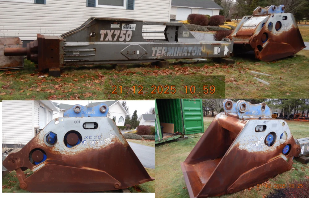 XCENTRIC XC50 400-650 EXCAVATOR JAW CRUSHER BUCKET 130 YARD P/HR