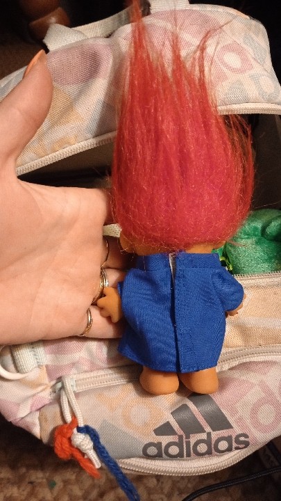 Vintage Graduation Themed Troll Doll By Russ Berrie CO image 2