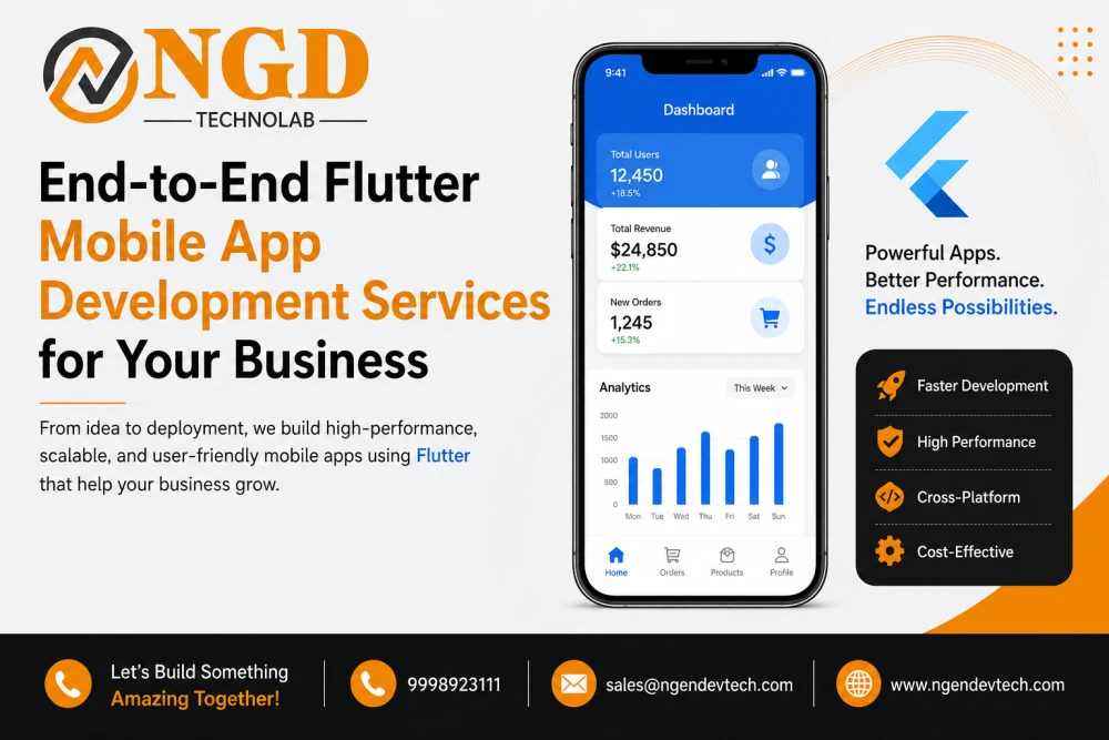 EndtoEnd Flutter Mobile App Development Services for Your Business