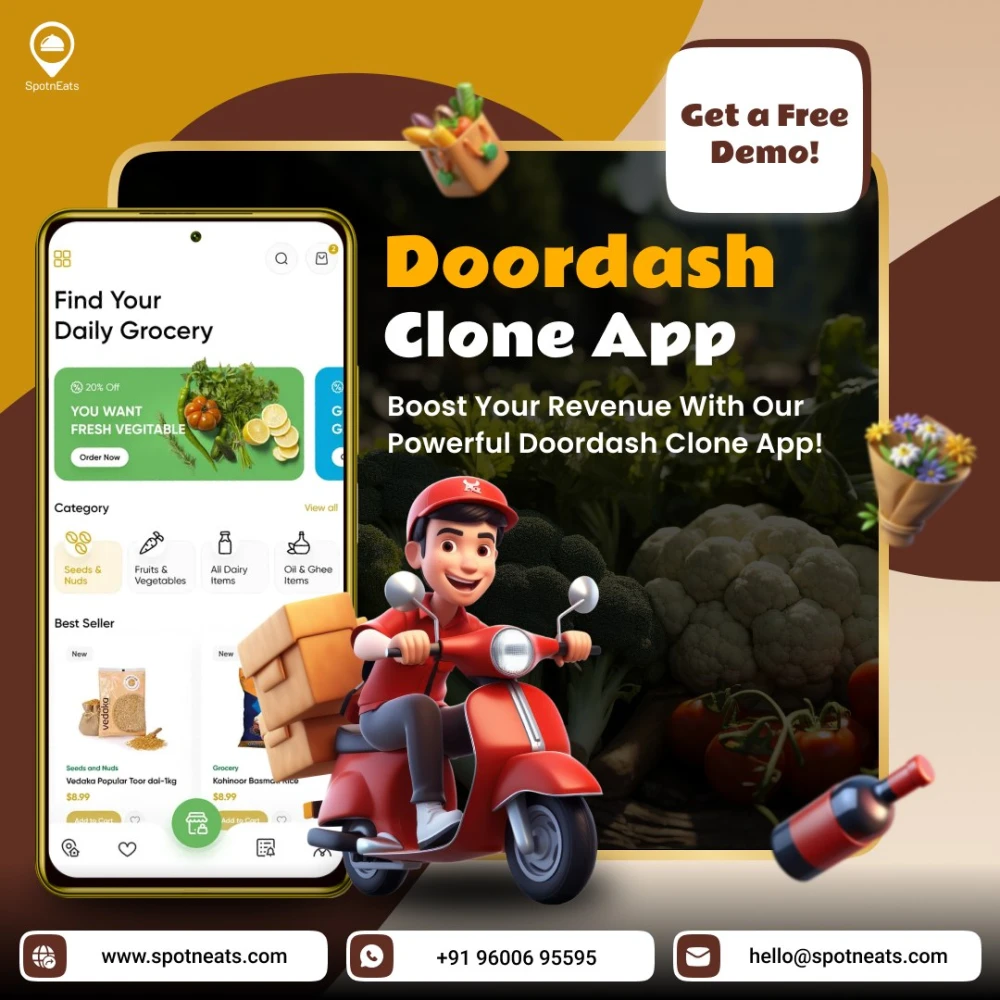 Start Your Food Delivery Platform with SpotnEats DoorDash Clone