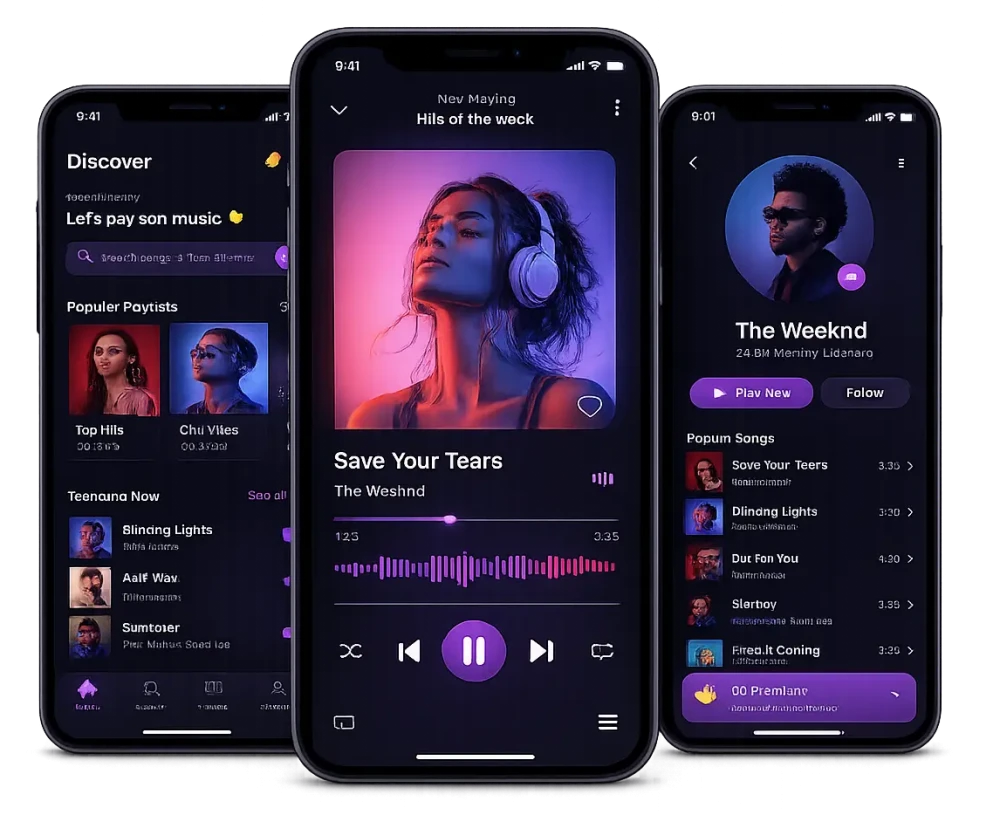 Music Streaming App Development Company  Custom Apps like Spotify  Apple Music