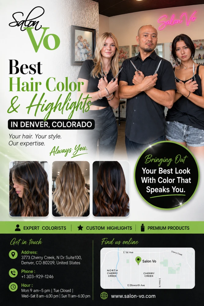 Best Hair Color  Highlights in Denver Colorado  SALON VO