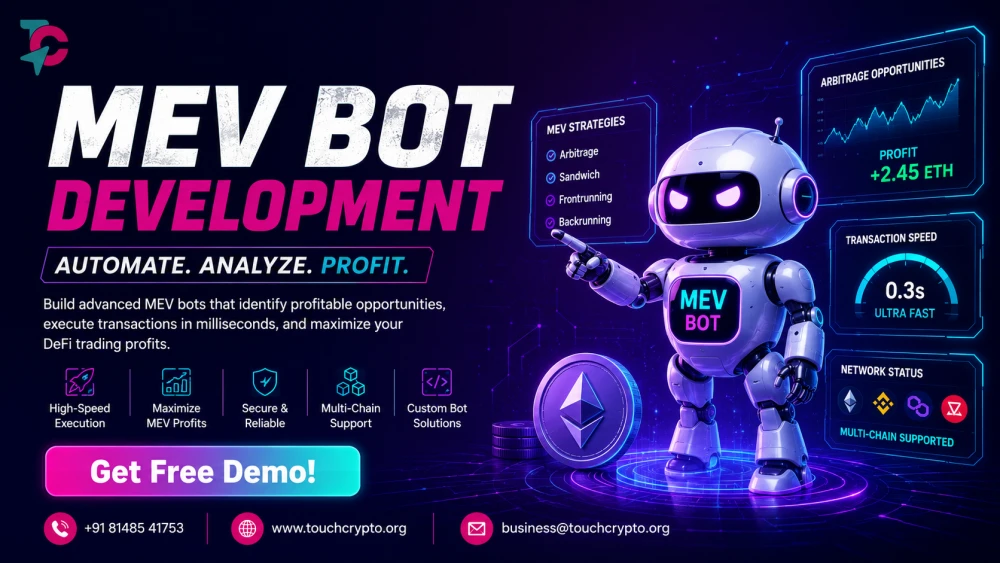 MEV Bot Development Services  Secure DeFi Trading Bots