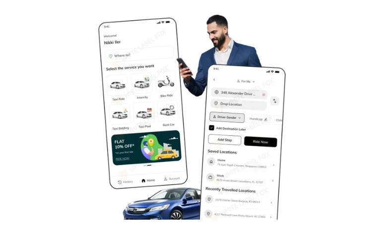 Fox Taxi  Smart RideHailing Solution for Modern Businesses