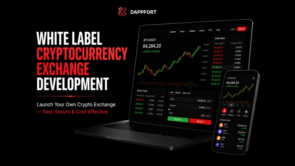 White Label Crypto Exchange Development Company  Dappfort