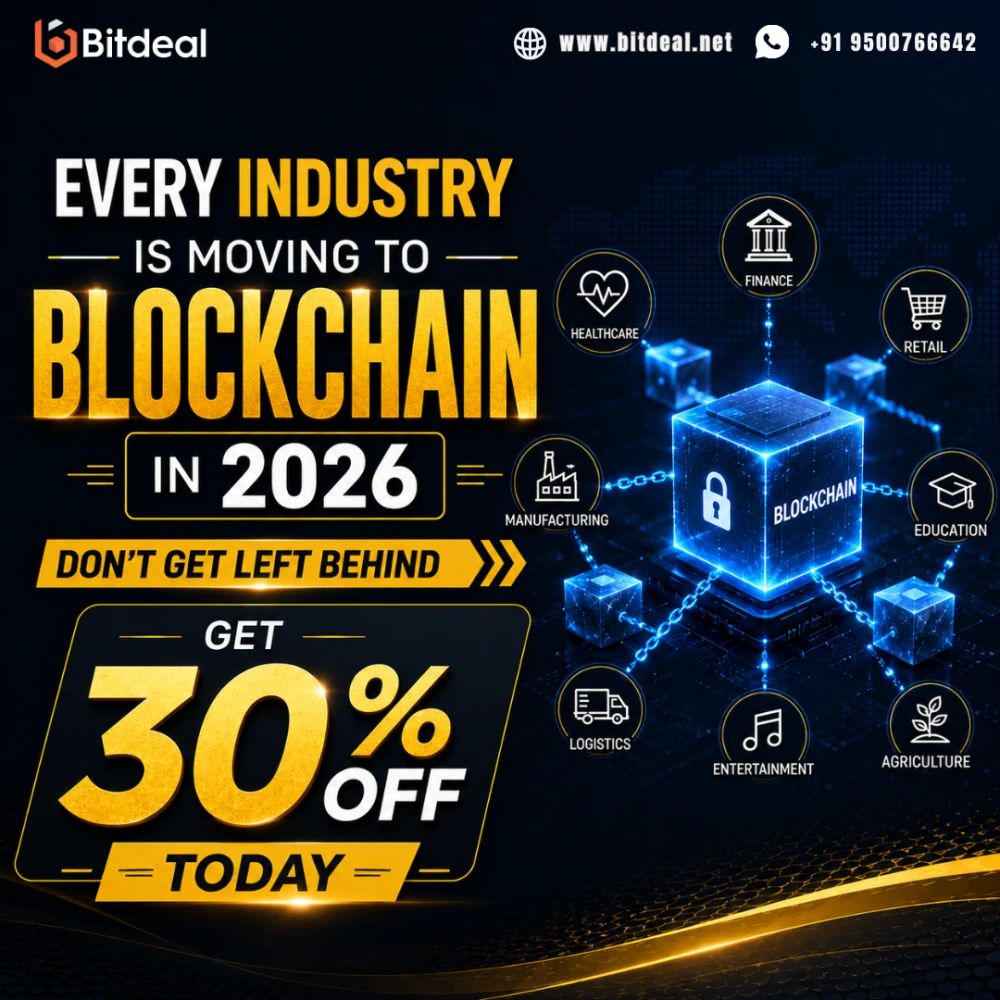 Every Industry is Moving to Blockchain in 2026  Dont Get Left Behind  Get 30 OFF