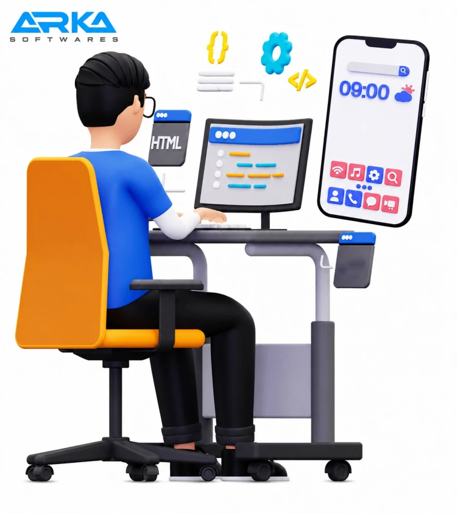 Mobile App Development Company  Custom iOS  Android App Solutions  By Arka Softw