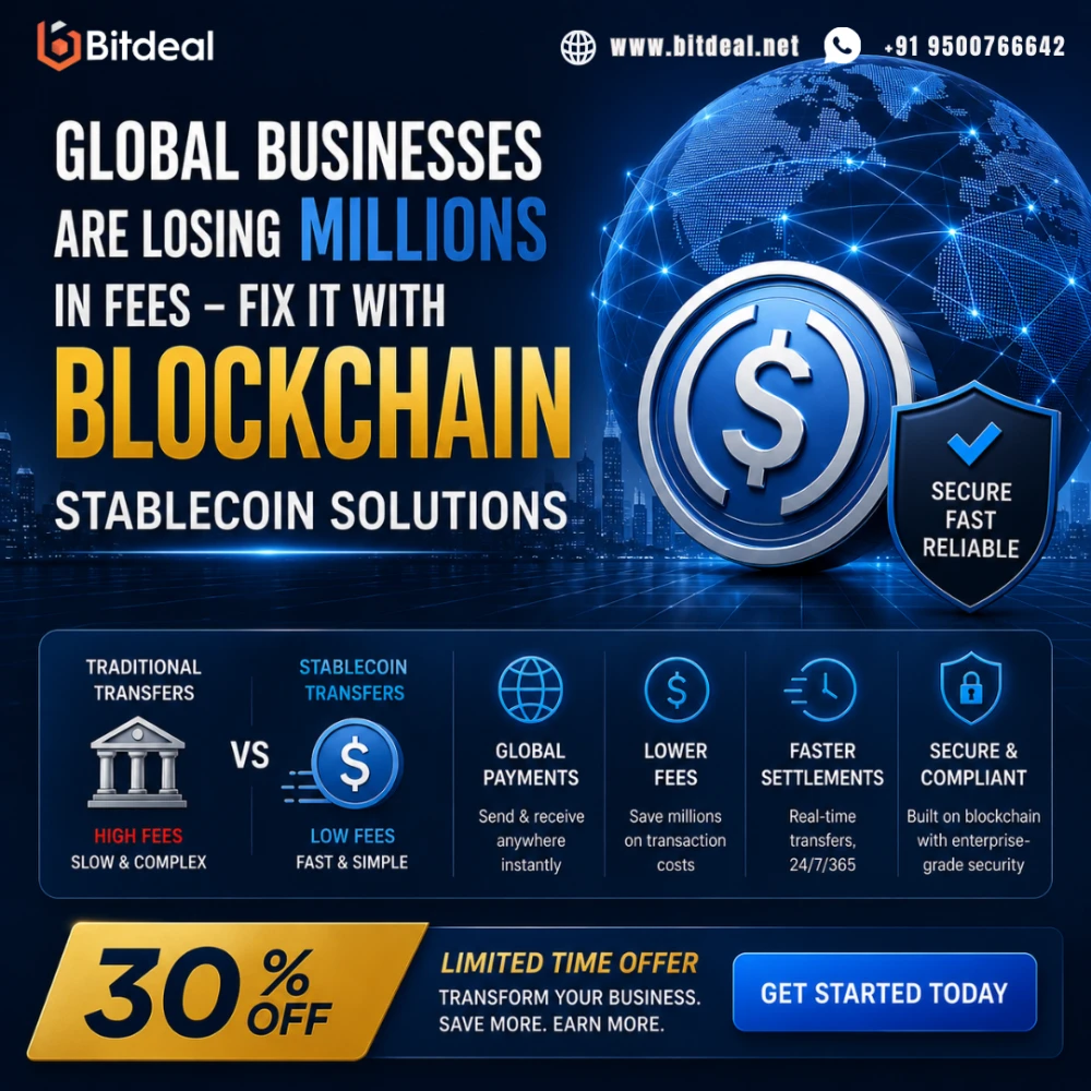 Global Businesses Are Losing Millions in Fees  Fix It with Blockchain Stablecoin
