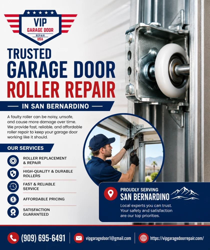 Trusted Garage Door Roller Repair in San Bernardino