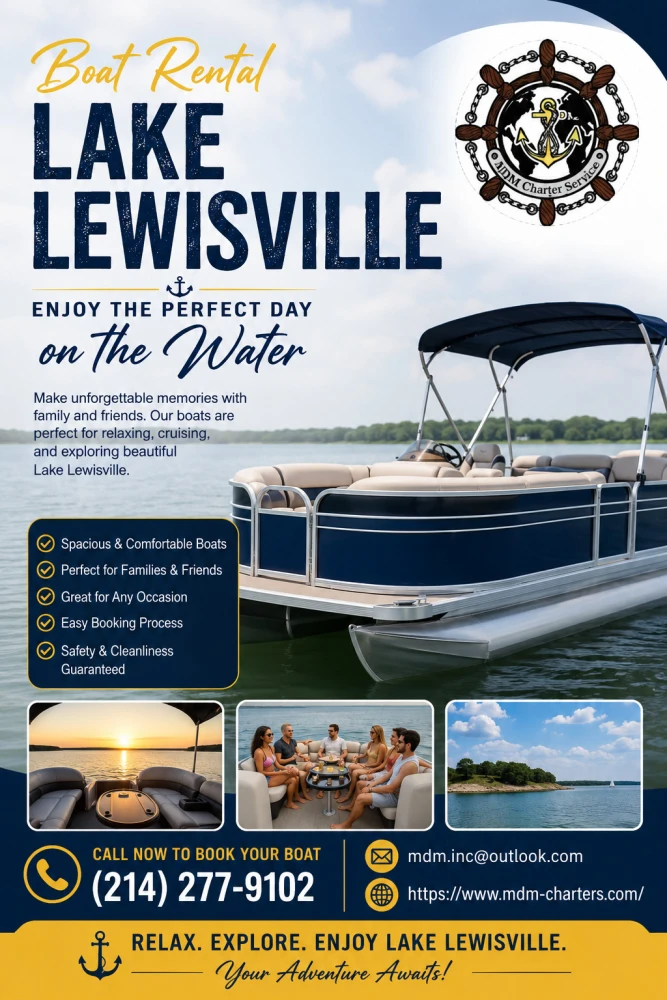 Boat Rental Lake Lewisville  Enjoy the Perfect Day on the Water
