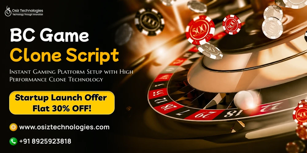 Kickstart Your iGaming Venture with BC Game Clone Script  Flat 30 OFF