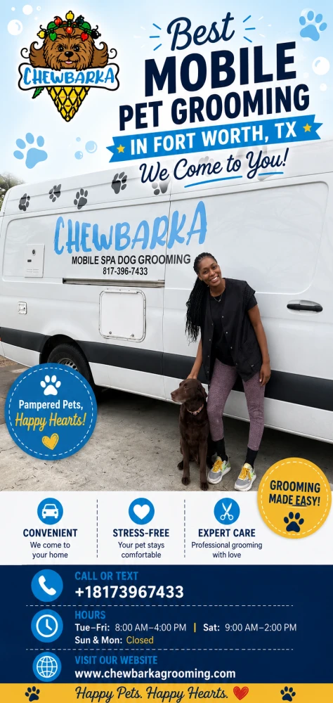 Best Mobile Pet Grooming in Fort Worth TX  We Come to You