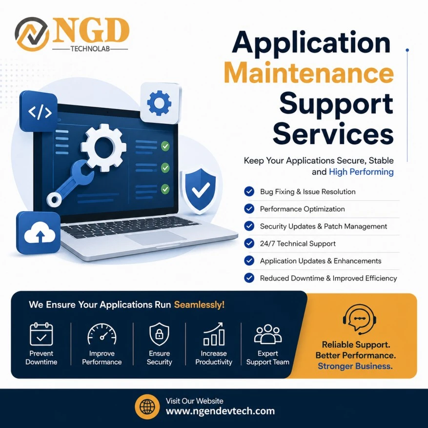 Application Maintenance Support Services for Better Performance  Security