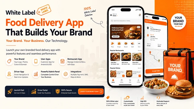 White Label Food Delivery App That Builds Your Brand