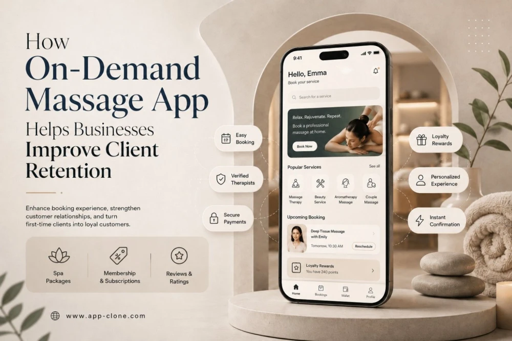 How On Demand Massage Apps Help Businesses Improve Client Retention