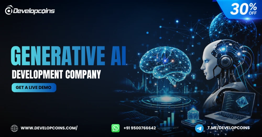 Launch AI Agent and LLM Apps with a Generative AI Development Company  Get 30 Of