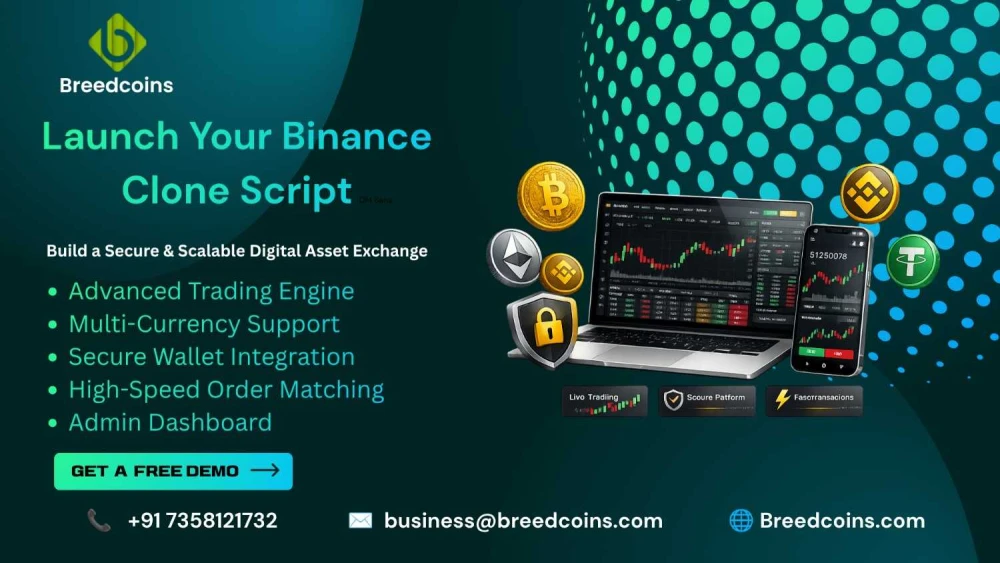 Binance Clone Script  FeatureRich Digital Asset Exchange Software